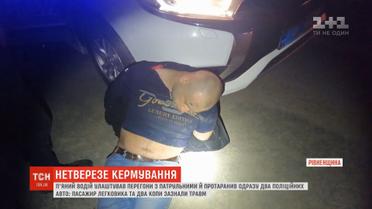 П'яний водій "євробляхи" влаштував перегони з патрульними і протаранив два авто