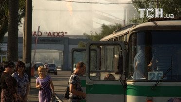 Авдеевка. Коксохимический завод. Рабочие возвращаются со смены. / © Дмитрий Мороз/Журналист "Спецкор"
