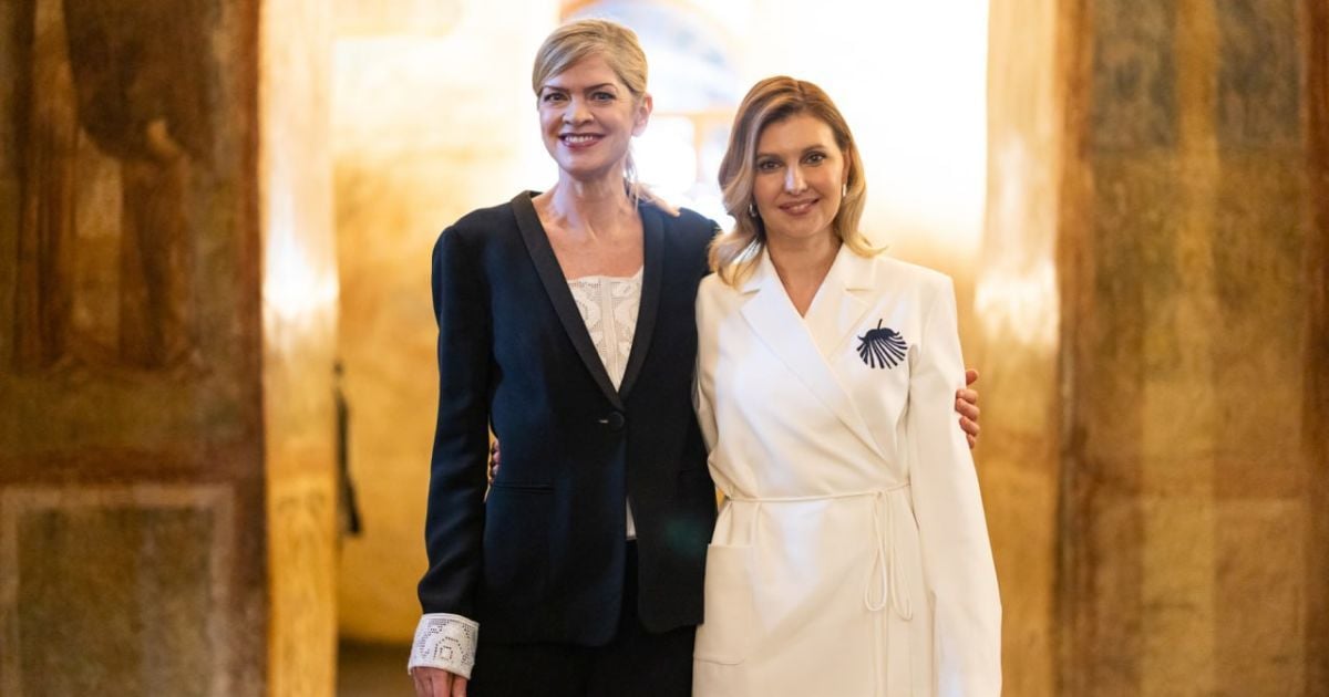 Кері-Лінн Вілсон і Олена Зеленська