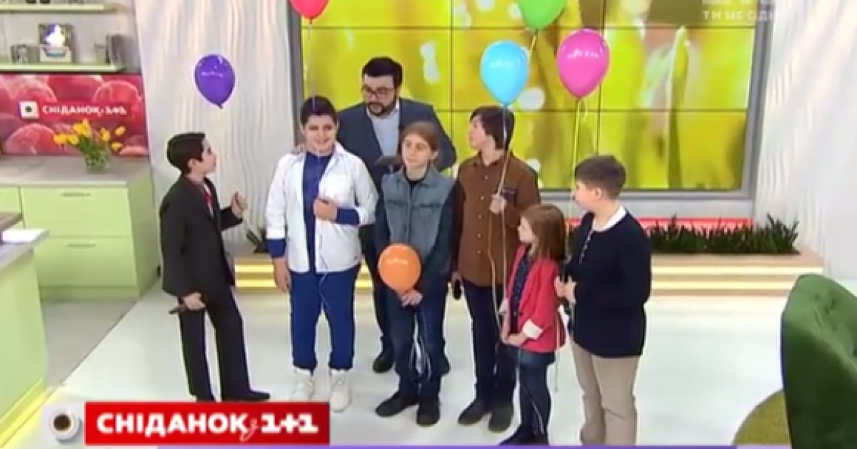 Финалисты "Голос.Діти" посетили студию "Сніданку"