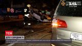 Новости Украины: в Днепре водитель иномарки устроил сальто на центральном проспекте
