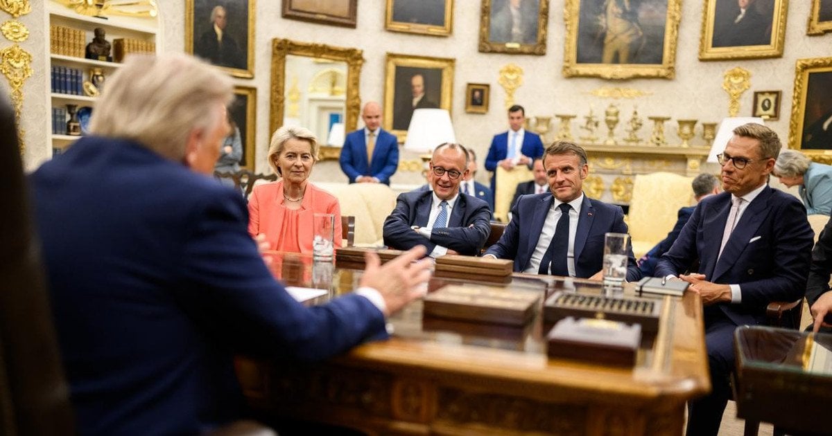 Трамп і європейські лідери у Білому домі