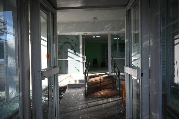 Повреждена областная клиническая больница