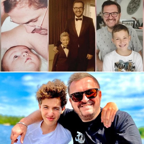 Олександр Пономарьов з сином / © instagram.com/ponomaryovoleksandr