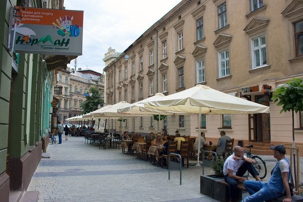 Фото: photo-lviv.in.ua, бывшая улица «красных фонарей» (ныне ул. Леся Курбаса)