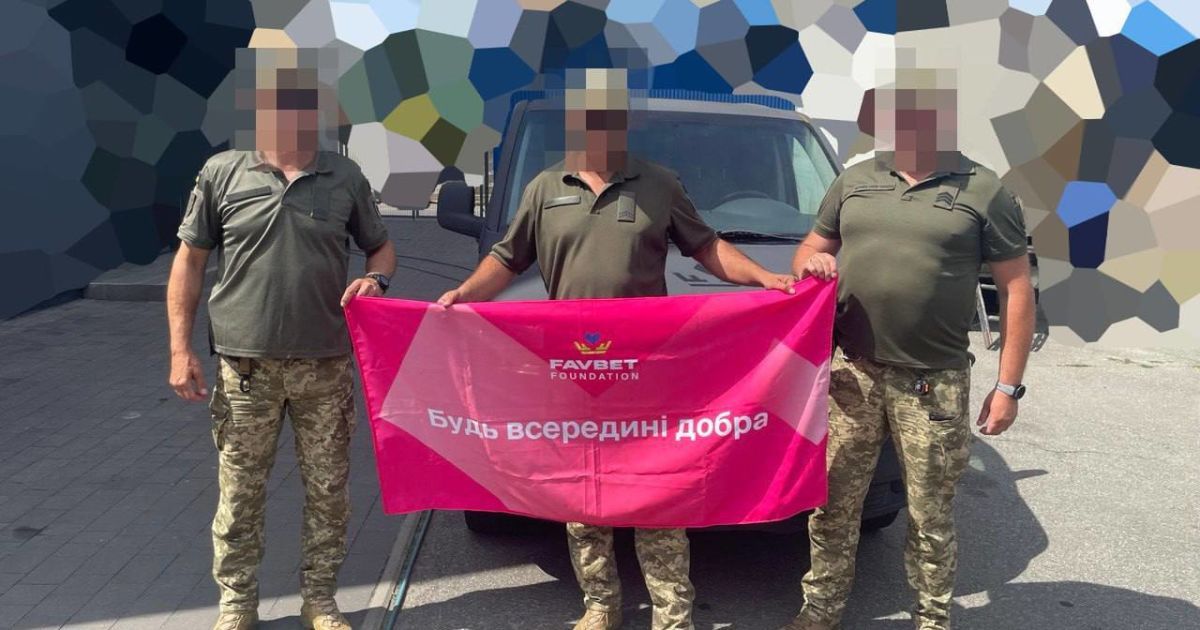 Favbet Foundation передал ВСУ на фронт очередной микроавтобус