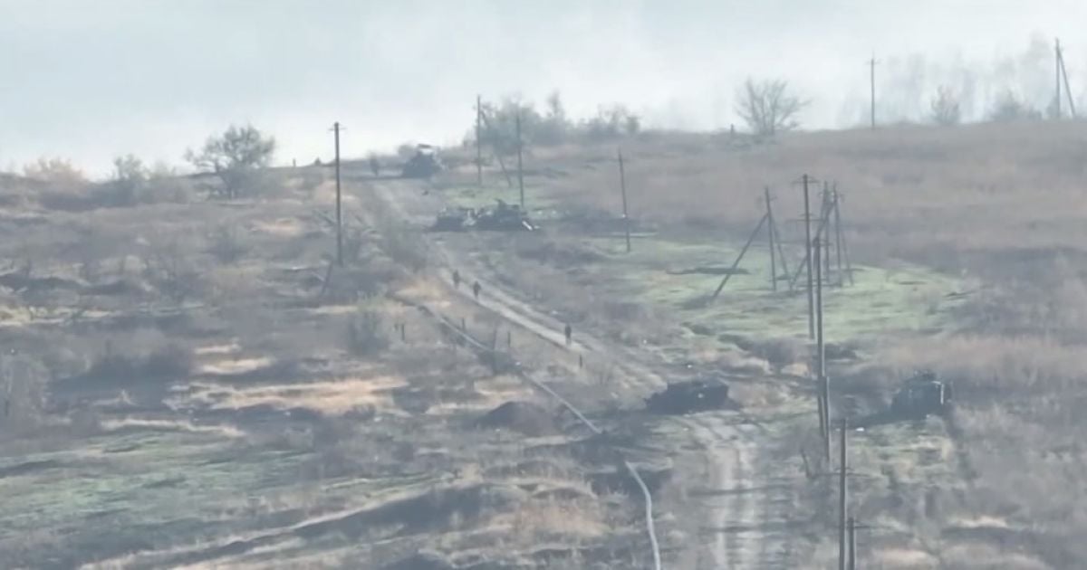 В районе Авдеевки русский солдат взорвался на дроне