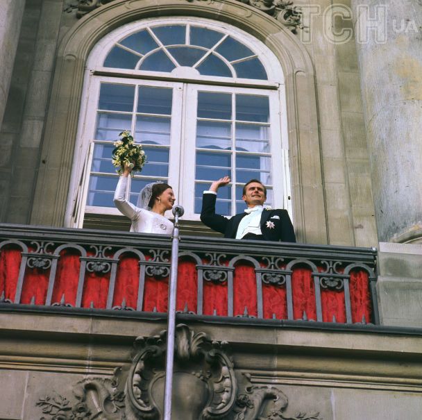 Весілля принцеси Маргрете та принца Генріка, 10 червня 1967 / © Getty Images