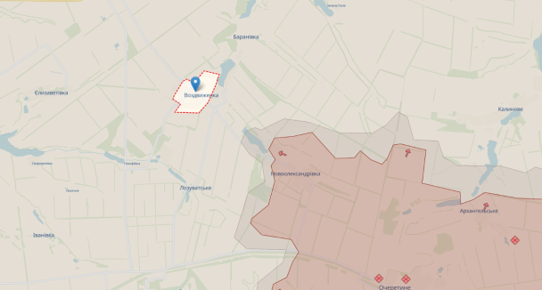 Россияне могли захватить Новоалександровку. Карта Deepstatemap.