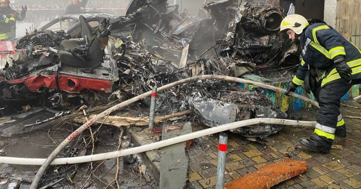 Падение вертолета в Броварах: количество жертв возросло до 16 человек
