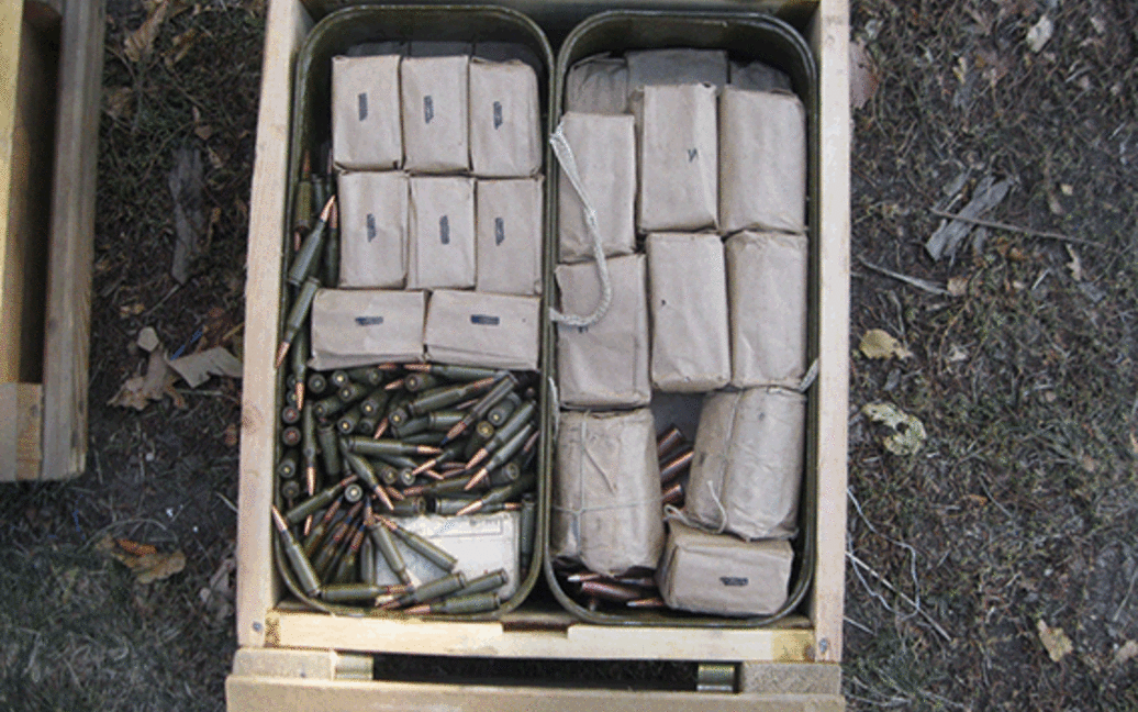 На Луганщине правоохранители обнаружили схроны с оружием, боеприпасами и взрывчаткой / © ГУ МВД в Луганской области