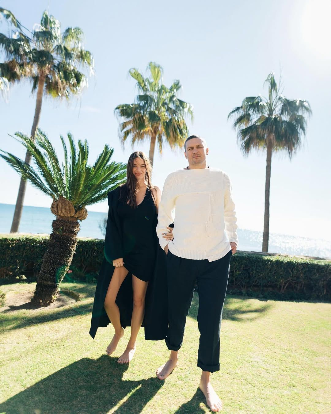 Александр Усик с женой / © instagram.com/usykkate1/