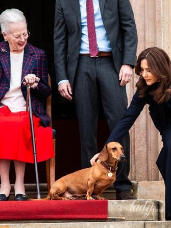 Королева Маргрете II, король Фредерик X и королева Мэри