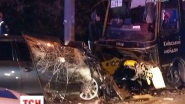 В Луцьку легковик протаранив заповнену пасажирами маршрутку
