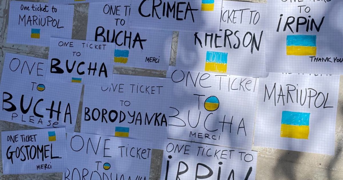 В Каннах на акции в поддержку Украины задержали активистов: фото