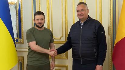 Владимир Зеленский встретился с премьер-министром Румынии Николаем Чуке в Киеве