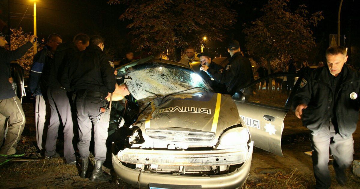 В аварии в Белой Церкви погибли двое полицейских