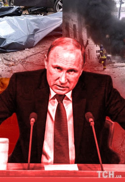 Президент России Владимир Путин и война против Украины