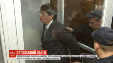45 днів арешту або 7 мільйонів застави - такий запобіжний захід обрав суд Крючкову