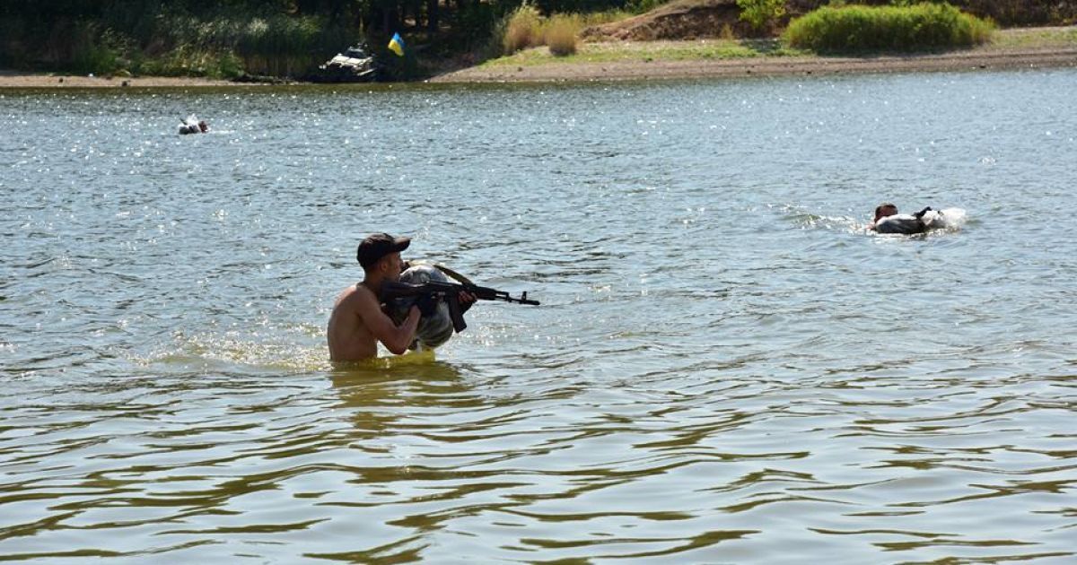 навчання поліцейського спецназу на донеччині_13 / © facebook.com/Вячеслав Аброськин