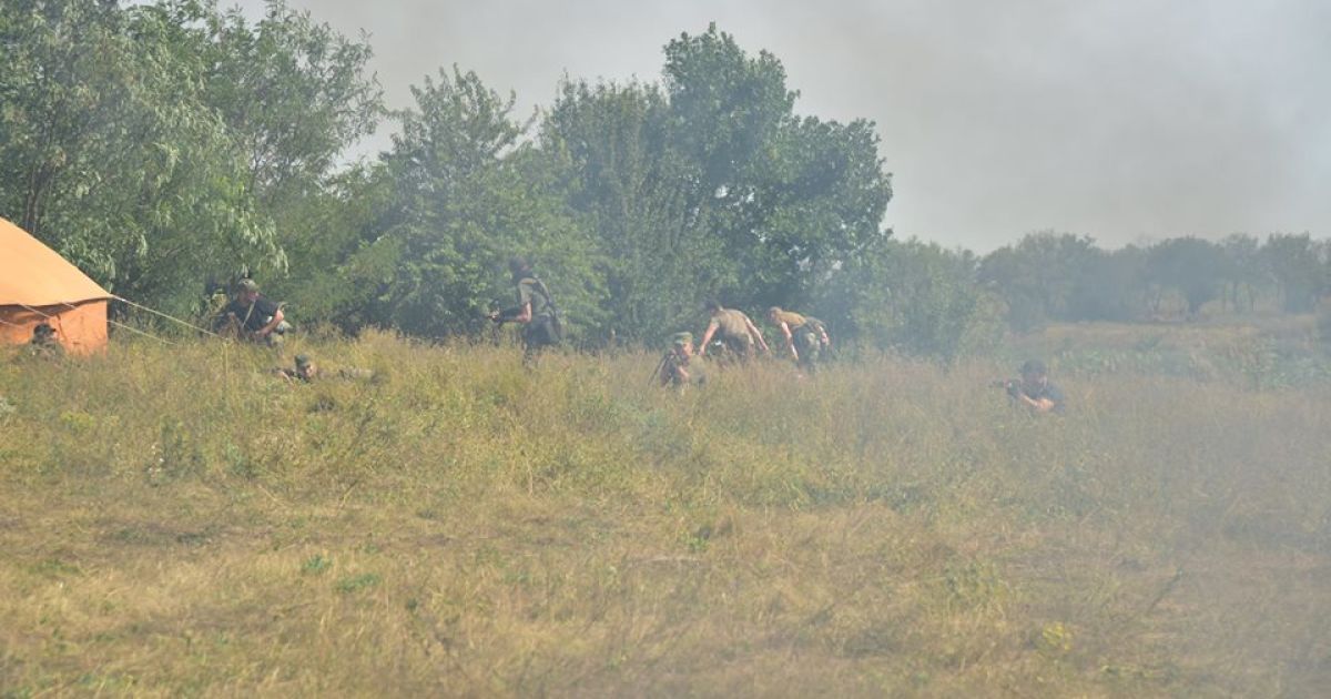 навчання поліцейського спецназу на донеччині_11 / © facebook.com/Вячеслав Аброськин