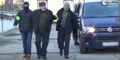 ФСБ оприлюднила відео затримання "українського шпигуна" в окупованому Криму