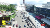 Внаслідок прорваної теплотраси у столиці виник 20 метровий фонтан