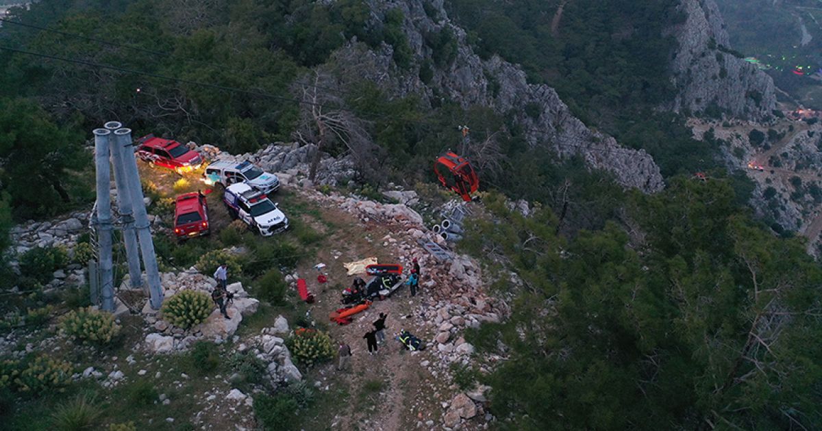 Аварія на канатній дорозі у Туреччині