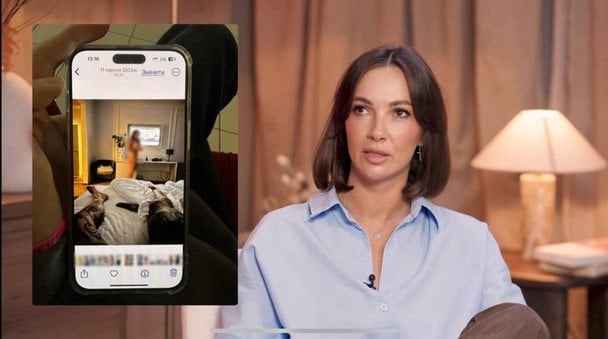 Ольга Мерзлікіна та Віктор Розовий з коханкою / © скриншот з відео