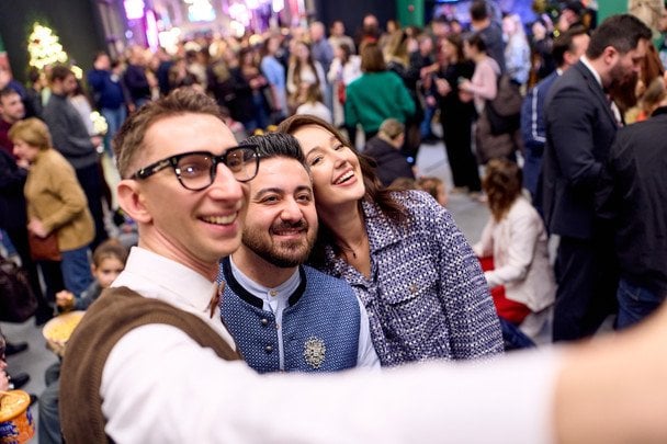 В’ячеслав Соломка, Алік Мкртчян і Мирослава Мандзюк/Фото Кирило Авраменко