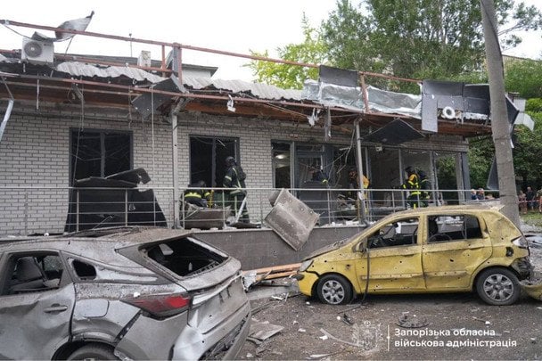 Атака РФ на Запоріжжя 23 липня / © Очільник Запорізької ОВА Іван Федоров