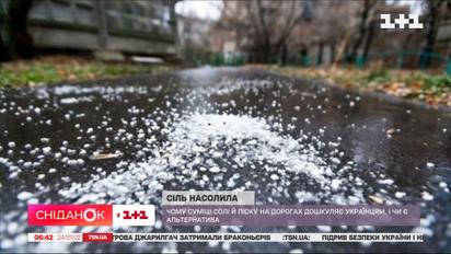 Почему смесь соли и песка на дорогах донимает украинцев и есть ли альтернатива
