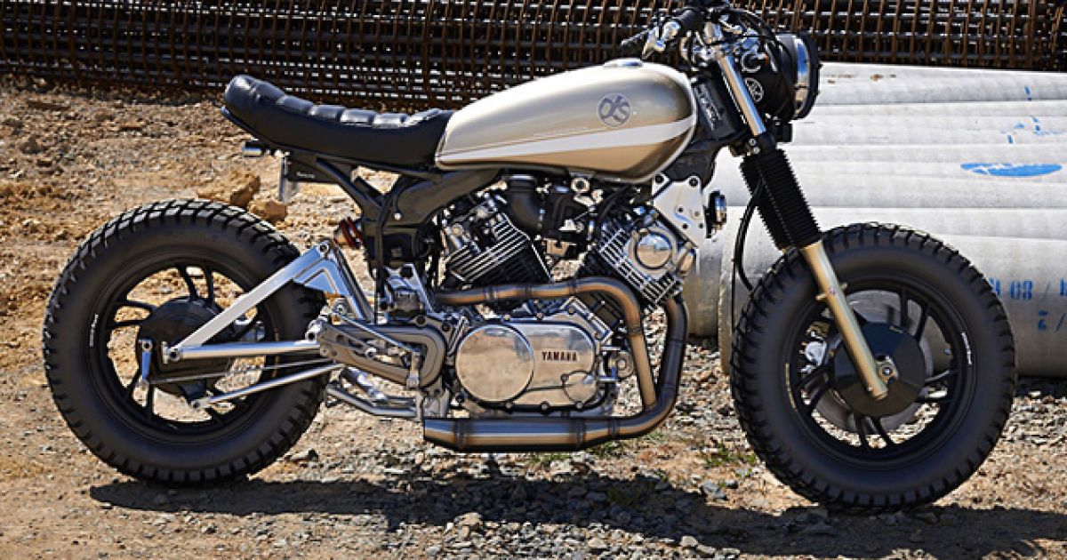 Новозеландец построил агрессивный кастом Yamaha XV750