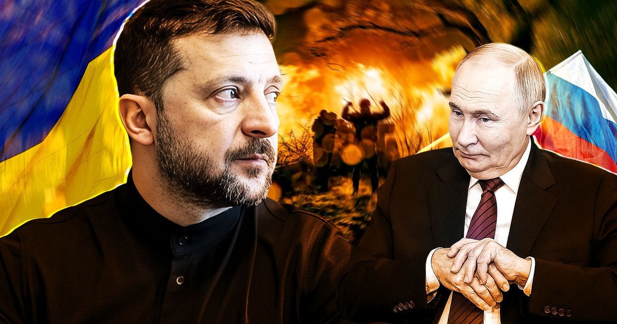 Владимир Зеленский и Владимир Путин