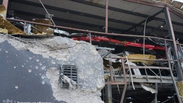 Наслідки ворожого удару по Запоріжжю_1 / © Очільник Запорізької ОВА Іван Федоров