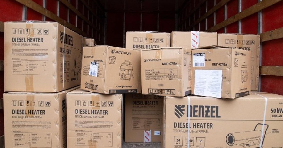 Ізраїльське місто Ашдод передало Києву 10 генераторів та 20 теплових гармат / © КГГА