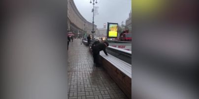 Київ починає замітати снігом