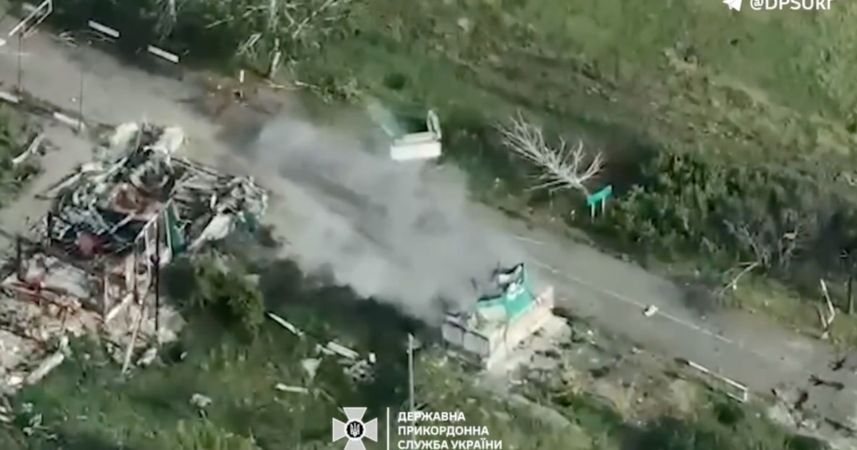 Удар дроном по окупантах біля Вовчанська / Фото: скриншот