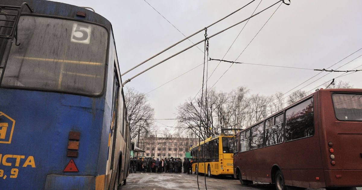 В Сумах из-за забастовки водителей остановились все троллейбусы города