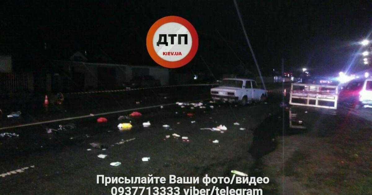 аварія в Лютежі_1 / © facebook.com/dtp.kiev.ua