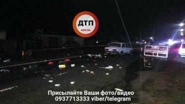 аварія в Лютежі_1 / © facebook.com/dtp.kiev.ua