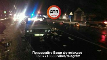 аварія в Лютежі_2 / © facebook.com/dtp.kiev.ua