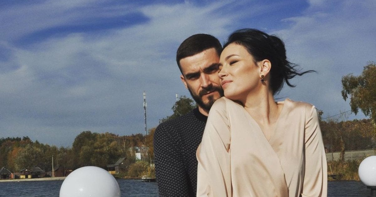 Настя Приходько с мужем