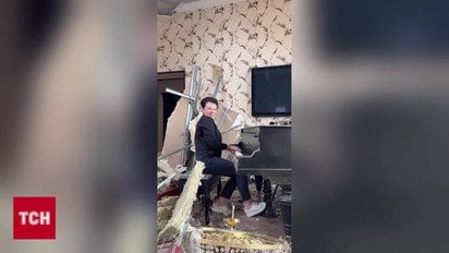 Зіграла на вцілілому 130-річному роялі у розбитій вітальні! Як родина з Київщини пережила атаку
