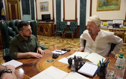 Зеленский встретился с миллиардером Брэнсоном: о чем говорили (видео)