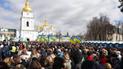 Під час зустрічі Порошенка з виборцями у центрі Києва сталася сутичка