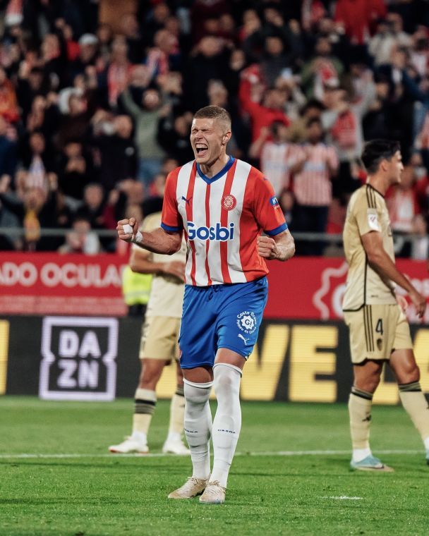 Артем Довбик / Фото: x.com/GironaFC