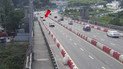 На мосту Патона пʼяний водій наїхав на обмежувач та перекинувся