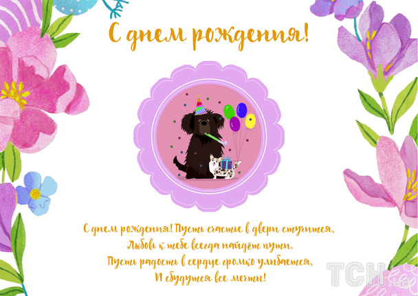 Поздравления с днем рождения в стихах / © ТСН