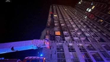 Наслідки атаки на Київ_2 / © ДСНС